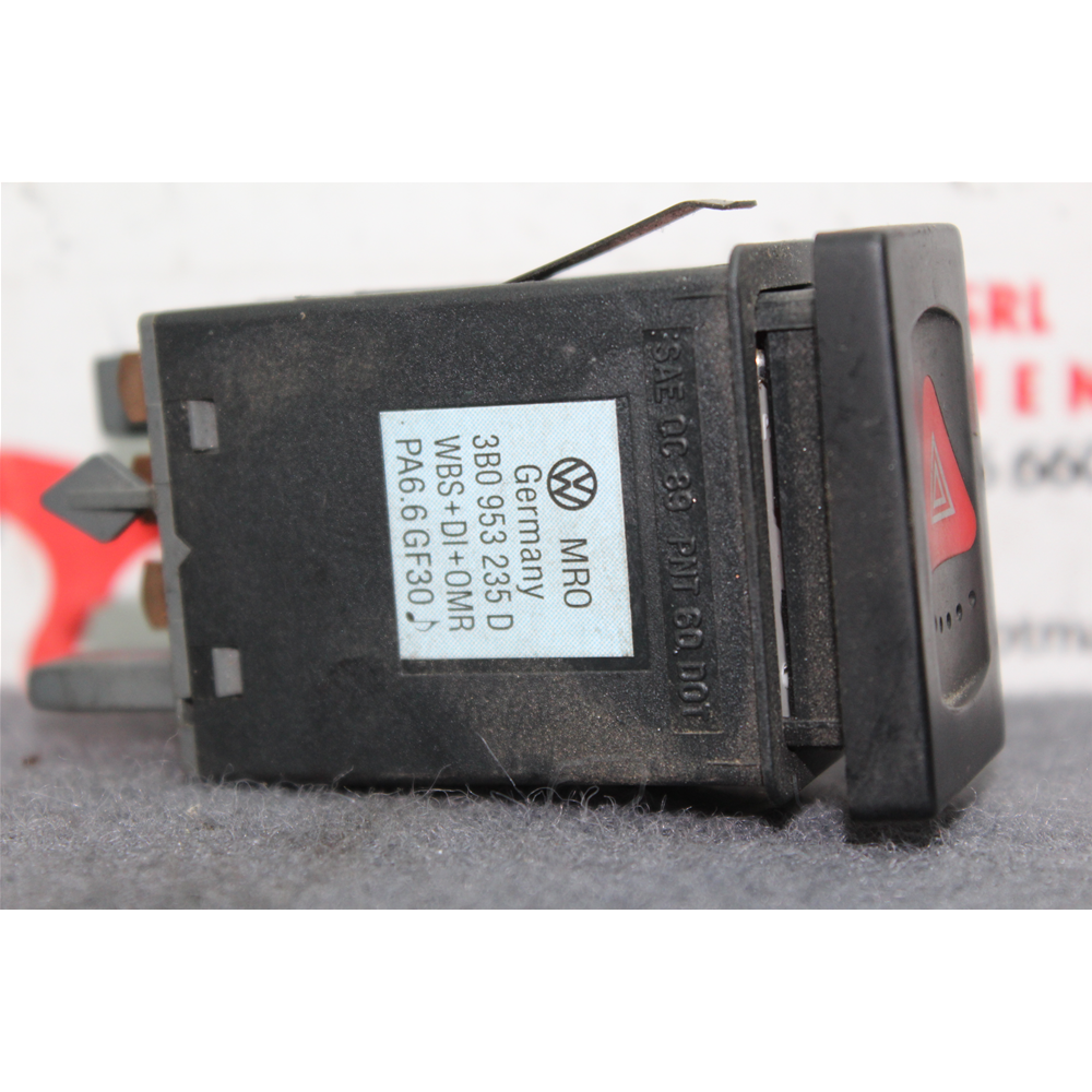 INTERRUTTORE PULSANTE TASTO 4 FRECCE VW GOLF 4 (1J1) [1997-2005] 3B0953235D