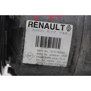 8200577732 COMPRESSORE AC CLIMA RENAULT