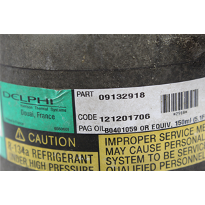 COMPRESSORE AC CLIMA OPEL ASTRA G CORSA C AGILA A 1.0 1.2 BEN 09132918