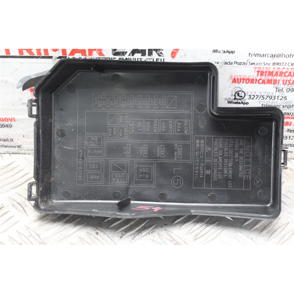 COVER COPERCHIO COPRI CENTRALINA PORTAFUSIBILI TOYOTA RAV4 3[05-12] 8266242180