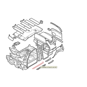 MODANATURA RIVESTIMENTO INTERNO SX TOYOTA RAV4 3 (A3) [2005-2012] 67914-42090
