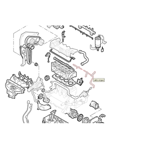 TUBO POMPA ACQUA RAFFREDDAMENTO FIAT BRAVO 2 (198) [07-14] 1.9MJET 120CV