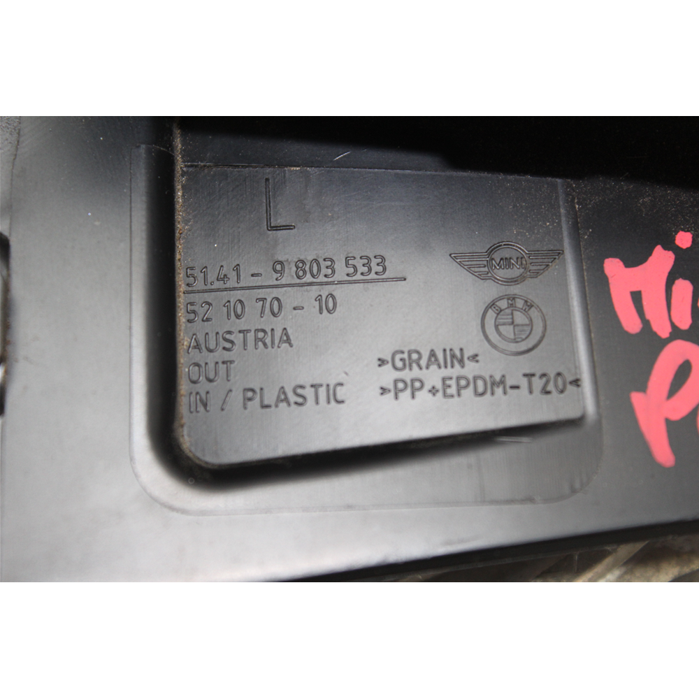 MODANATURA RIVESTIMENTO FINESTRINO SX MINI COUNTRYMAN (R60) [2010-2016] 51419803533