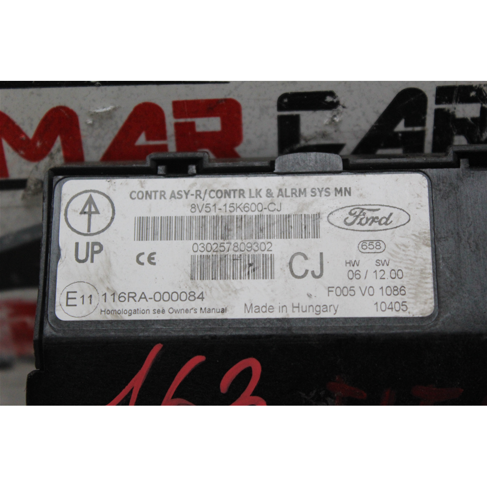 CENTRALINA BODY COMPUTER FORD FIESTA 6 [2008-2017] 8V51-15K600-CJ