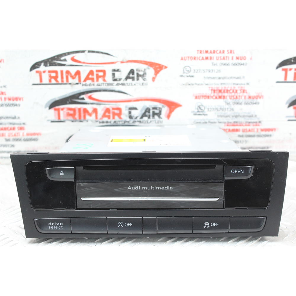AUTORADIO RADIO STEREO NAVIGATORE AUDI A4 (8K, B8) [2009-2016] 8R1035652A