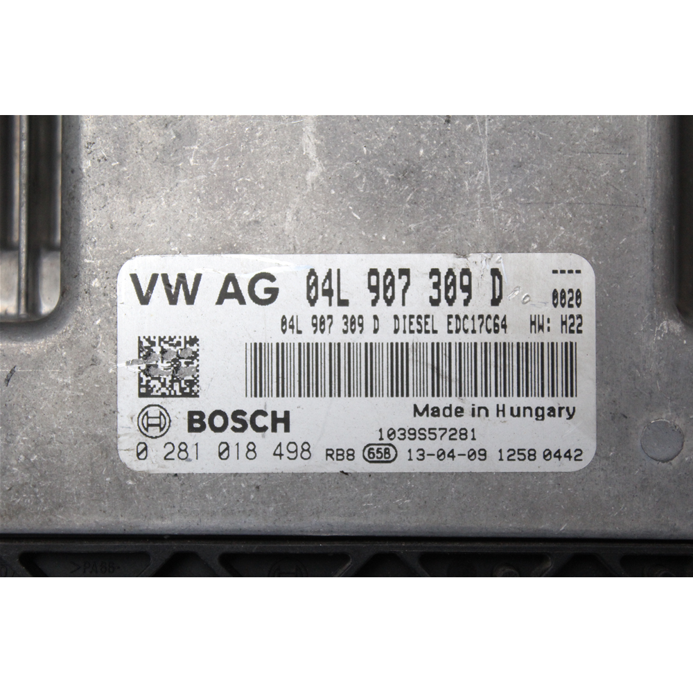 Centralina motore VW Golf VII 5G 04L907309D 2.0 TDI 