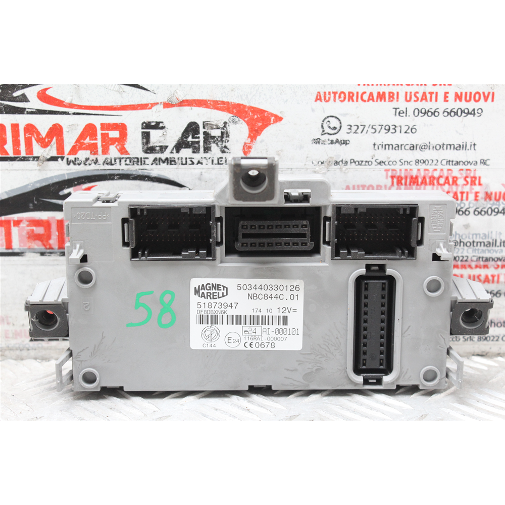 CENTRALINA BODY COMPUTER LANCIA DELTA 3 (844) [2008-2014] 51873947