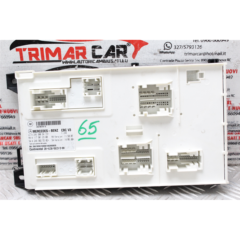 CENTRALINA BODY COMPUTER MERCEDES CLASSE GLA (X156) [13 IN POI] 2.0 A2469009413