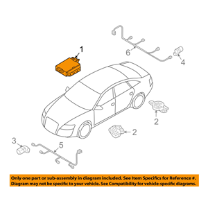 CENTRALINA SENSORE PARCHEGGIO AUDI A5 (8T) A4 (B8) Q5 (8R) [07-17] 8K0919475A