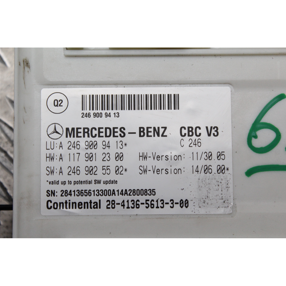 CENTRALINA BODY COMPUTER MERCEDES CLASSE GLA (X156) [13 IN POI] 2.0 A2469009413