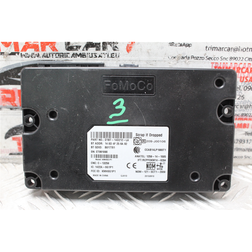 CENTRALINA BLUE & ME FORD FIESTA 6 [2008-2017] D1BT-14D212-LA