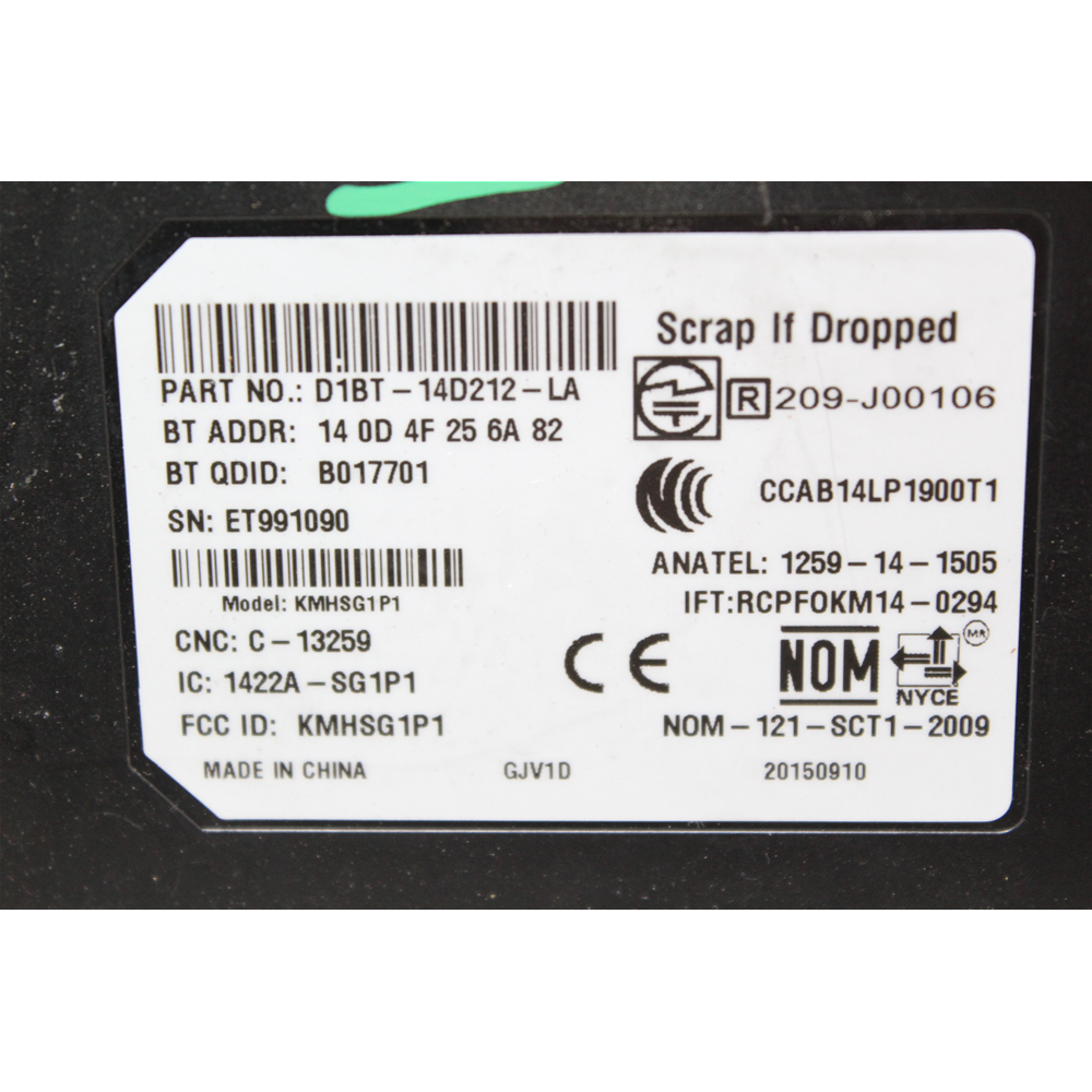 CENTRALINA BLUE & ME FORD FIESTA 6 [2008-2017] D1BT-14D212-LA