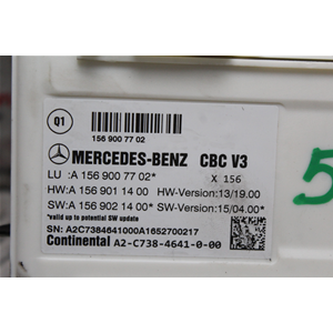 CENTRALINA COMFORT MERCEDES CLASSE B (W246) [2011 IN POI] A1569007702