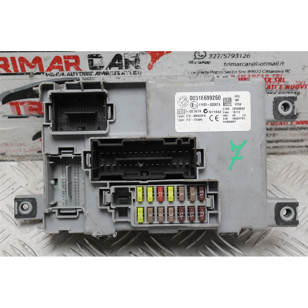 CENTRALINA BODY COMPUTER FIAT GRANDE PUNTO EVO (199) [2005 IN POI] 518699260