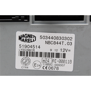 51904514 CENTRALINA BODY COMPUTER LANCIA DELTA 3 III (844) (2008-2014) 1.6 MJET