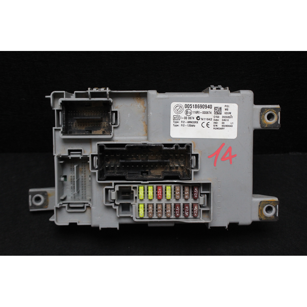 518690940 51869094 CENTRALINA BODY COMPUTER FIAT PUNTO EVO (199) (2008 IN POI)