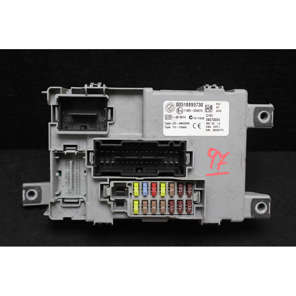 518895730 51889573 CENTRALINA BODY COMPUTER FIAT 500 (312) (2007 IN POI)