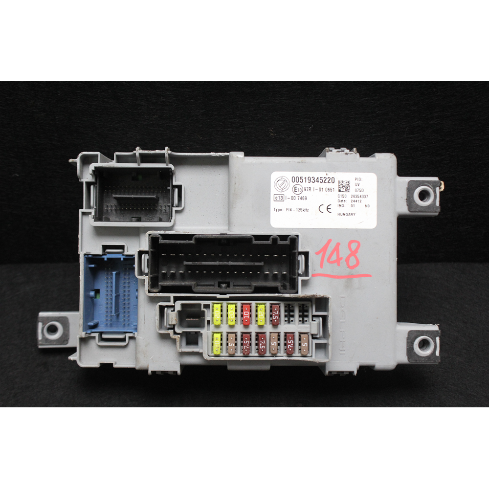 519345220 51934522 CENTRALINA BODY COMPUTER FIAT PANDA 3 (312,319) (2012 IN POI)