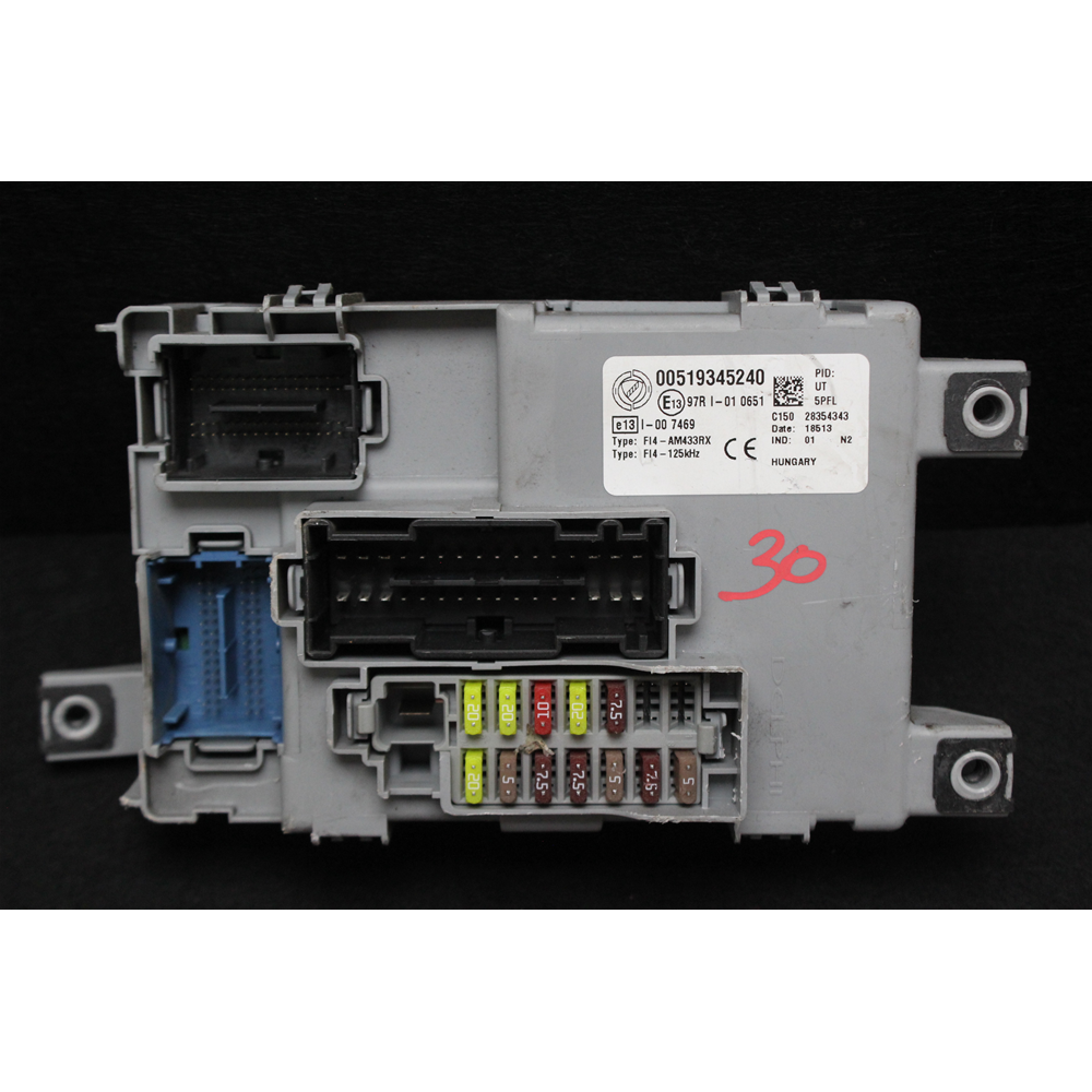 519345240 51934524 CENTRALINA BODY COMPUTER FIAT PANDA 3 (312,319) (2012 IN POI)