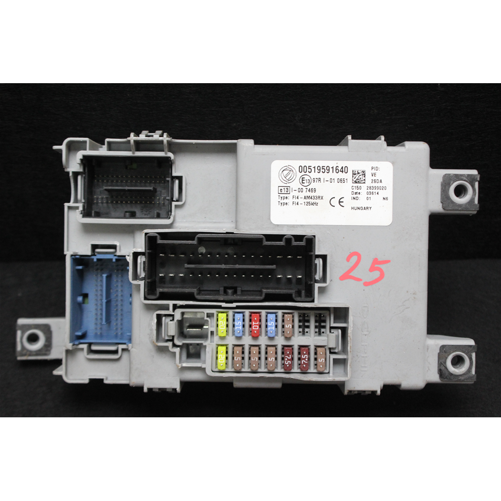 519591640 51959164 CENTRALINA BODY COMPUTER FIAT 500 (312) (2007 IN POI)