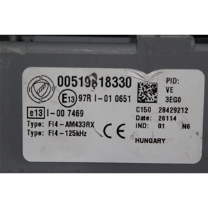 519818330 51981833 CENTRALINA BODY COMPUTER FIAT 500 (312) (2007 IN POI)