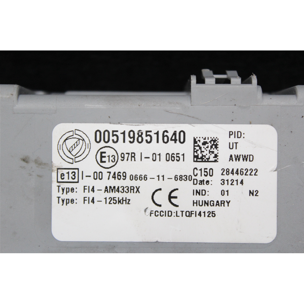 519851640 51985164 CENTRALINA BODY COMPUTER FIAT PANDA 3 (312,319) (2012 IN POI)