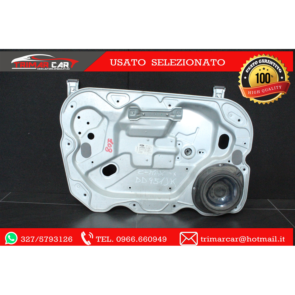 6M51-R203A29MB MECCANISMO ALZACRISTALLI ANTERIORE SINISTRO FORD FOCUS C-MAX (03-07) 1.8 TDCI 115CV 85KW COD MOT: KKDA