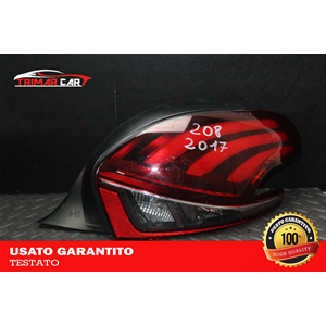 9825601180 FARO FANALE STOP POSTERIORE DESTRO PEUGEOT 208  (2015 IN POI)