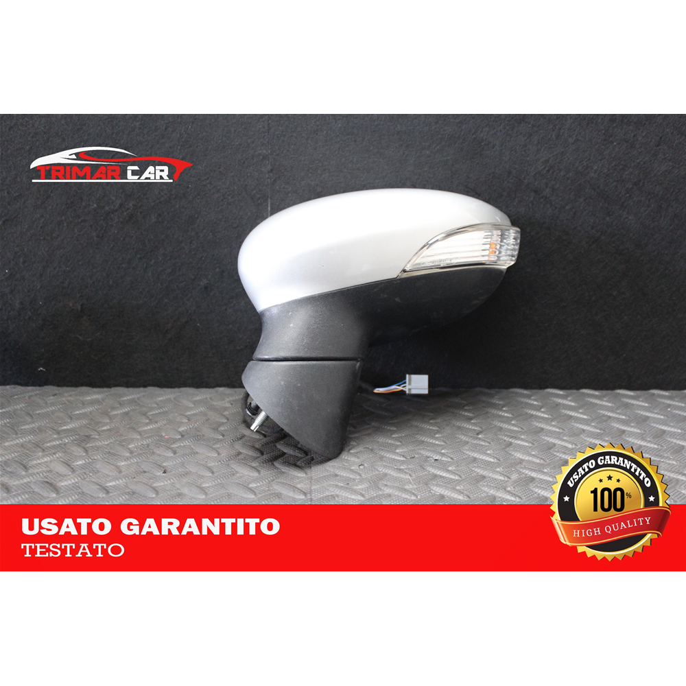 Copertura Specchietto Retrovisore Per Ford Fiesta MK7 2008-2017 - Set Sinistro E Destro In ABS Colore Argento - Foto 6