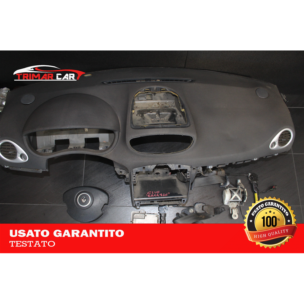 KIT AIRBAG COMPLETO RENAULT CLIO 3 III (BR0/1,CR0/1)(05-13) 1.5 DCI 68CV COD MOTORE: K9K768