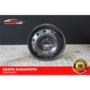 5JX14 R14 CERCHIO SINGOLO IN FERRO FIAT PUNTO 1 (176) (1993-1999)