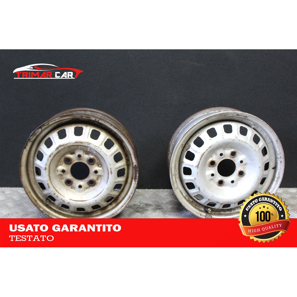 4JX13H R13 CERCHIO SINGOLO IN FERRO FIAT PANDA 1 (141) (1980-2004)
