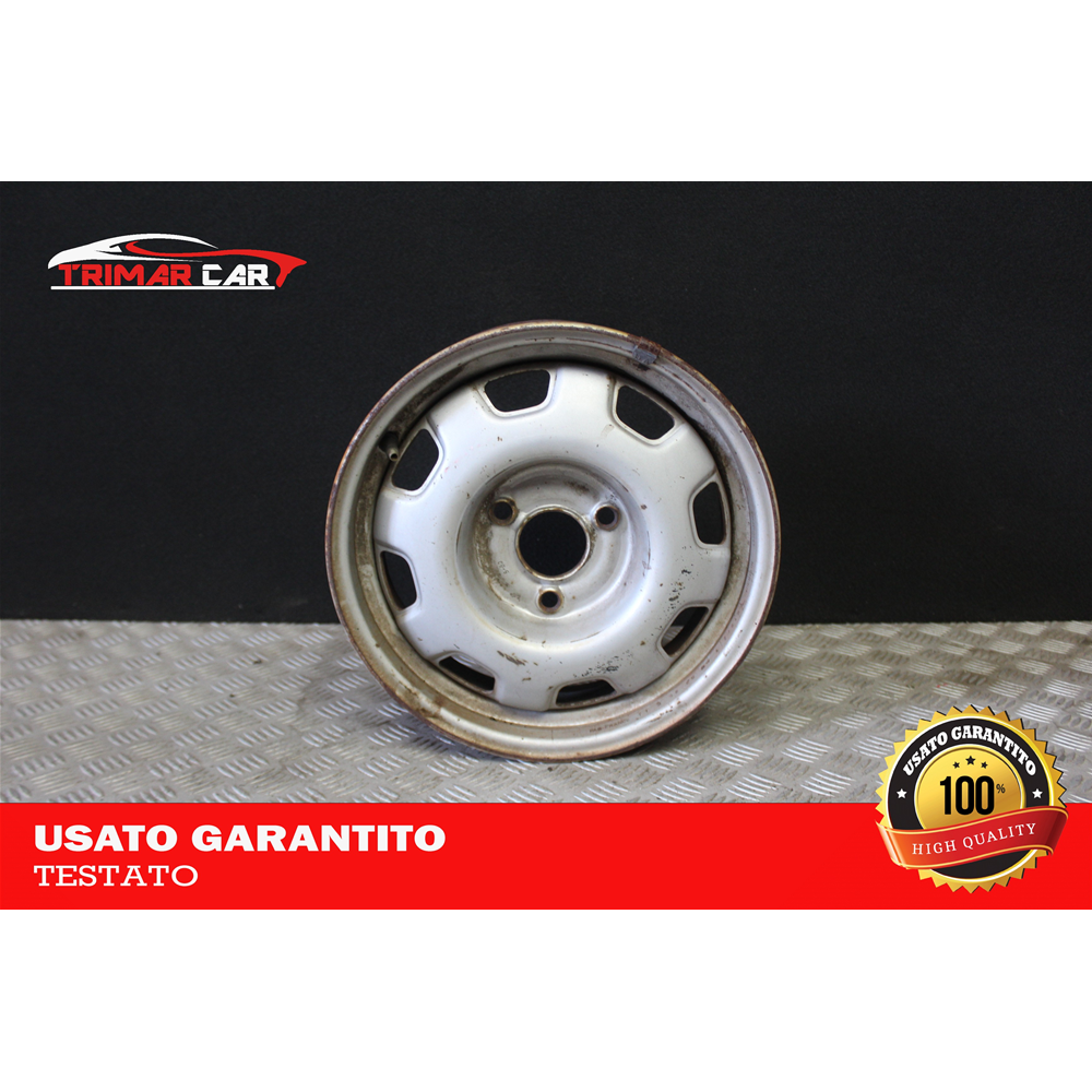 R13 CERCHIO SINGOLO IN FERRO PEUGEOT 106 2 II (1) (1996-2004)