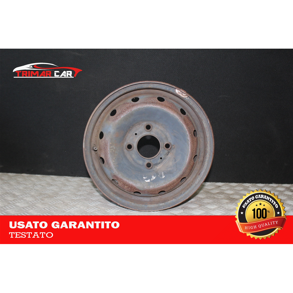 5JX13H R13 CERCHIO SINGOLO IN FERRO PEUGEOT 206  (2A/C) (1998-2009)