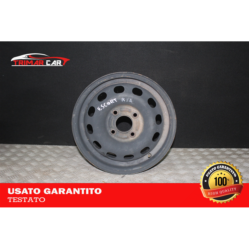 6JX14H R14 CERCHIO SINGOLO IN FERRO FORD ESCORT 7 VII (GAL,AAL,ABL) (1995-2002)