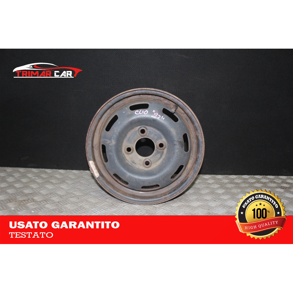 4,5JX13H R13 CERCHIO SINGOLO IN FERRO RENAULT CLIO 1 I (B/C57,5/357) (1990-1998)