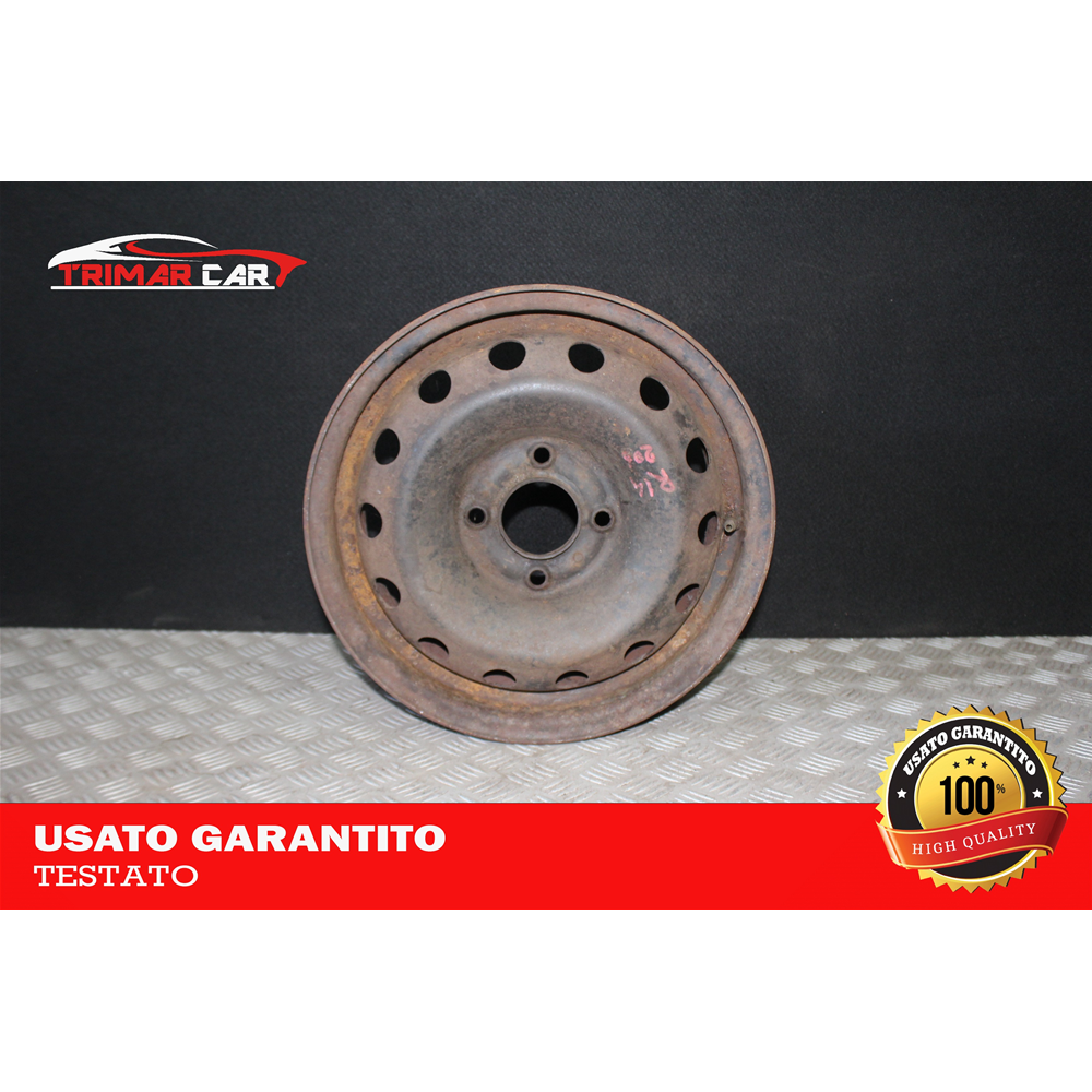 R14 CERCHIO SINGOLO IN FERRO PEUGEOT 206  (2A/C) (1998-2009)