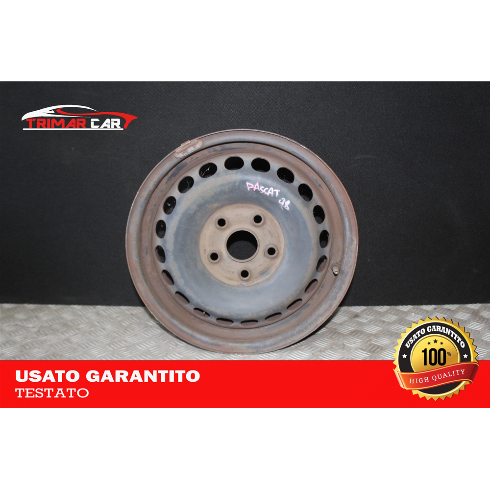 6JX15H R15 CERCHIO SINGOLO IN FERRO VOLKSWAGEN PASSAT (3B2) (1996-2001)