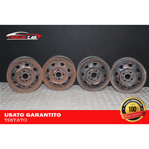 R13 SET 4 CERCHI IN FERRO HYUNDAI ATOS (MX) (1997-2008)