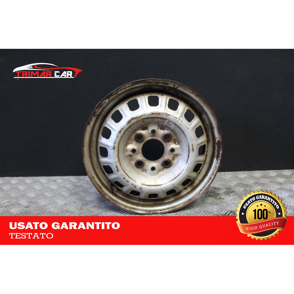 4JX13H R13 CERCHIO SINGOLO IN FERRO FIAT PANDA 1 (141) (1980-2004)