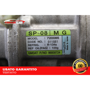 96858724 COMPRESSORE AC CLIMA CHEVROLET MATIZ 2 (M200,M250) (2005 2010) 1.0