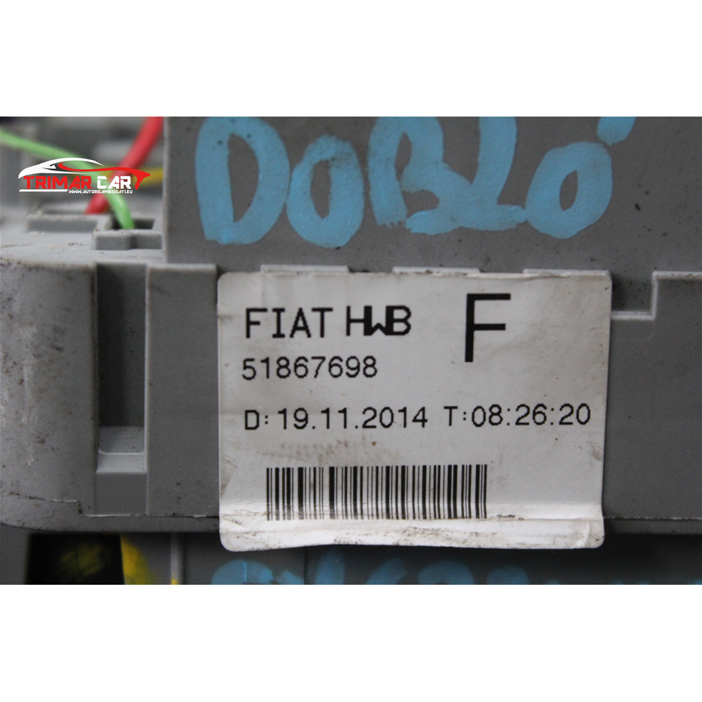 51867698 CENTRALINA SCATOLA PORTAFUSIBILI FIAT DOBLO  (263) (2010 IN POI)