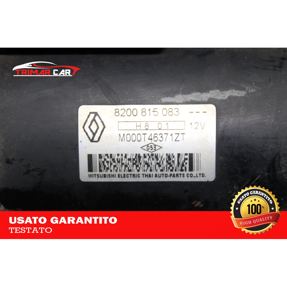 8200815083 MOTORINO AVVIAMENTO DACIA SANDERO 1 (2008-2012) 1.4 75CV 55KW COD MOTORE: K7JA7