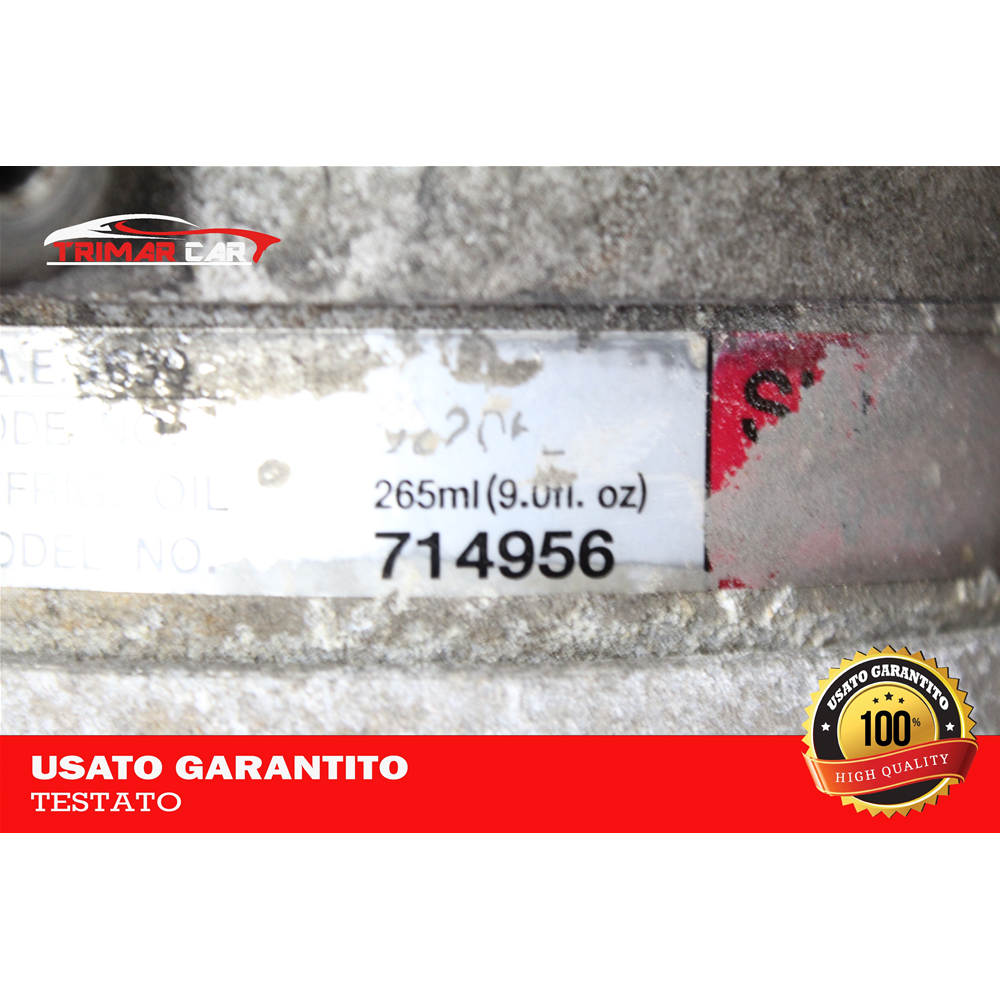 714956 COMPRESSORE AC CLIMA SSANGYONG REXTON (GAB) (2002 IN POI) 2.7 Xdi 165CV 121 KW COD MOTORE: 665925 (D27DT)