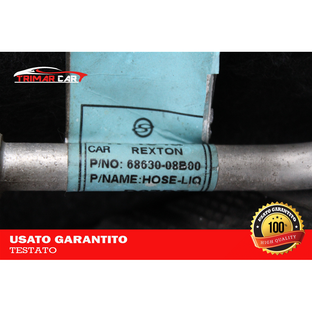 68630-08B00 TUBO ARIA CONDIZIONATA CLIMA SSANGYONG REXTON (GAB) (2002 IN POI) 2.7 Xdi 165CV 121 KW COD MOTORE: 665925 (D27DT)