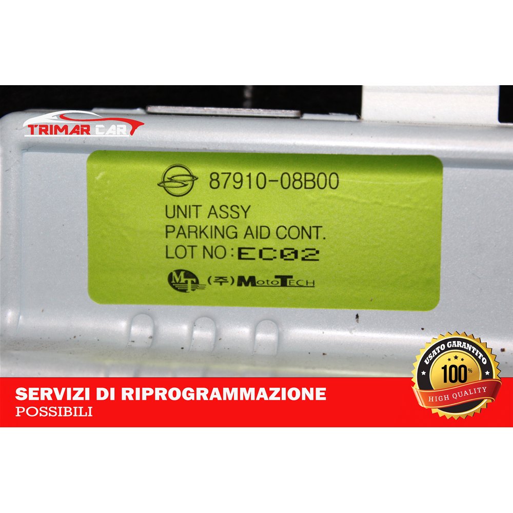 87910-08B00 CENTRALINA SENSORE PARCHEGGIO SSANGYONG REXTON (GAB) (2002 IN POI) 2.7 Xdi 165CV 121 KW COD MOTORE: 665925 (D27DT)