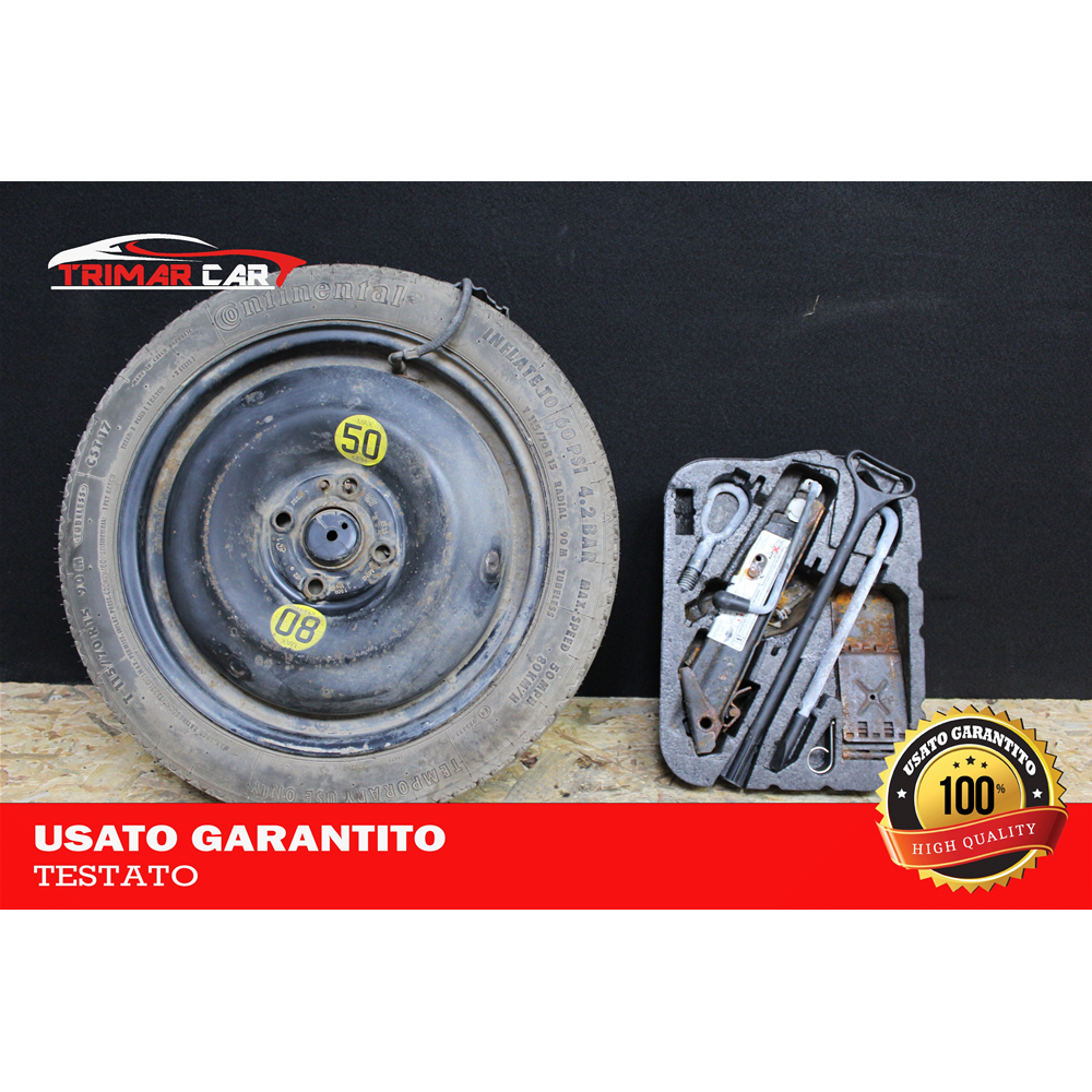 1509164 KIT RUOTA DI SCORTA R15 MINI COOPER (R50,R53)(01-06) 1.6 116CV 85KW COD MOTORE: W10B16A