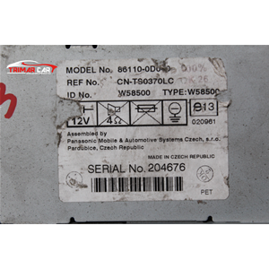 AUTORADIO TOYOTA YARIS 1 (P1)  [1999-2005] CN-TS0370LC // 204676