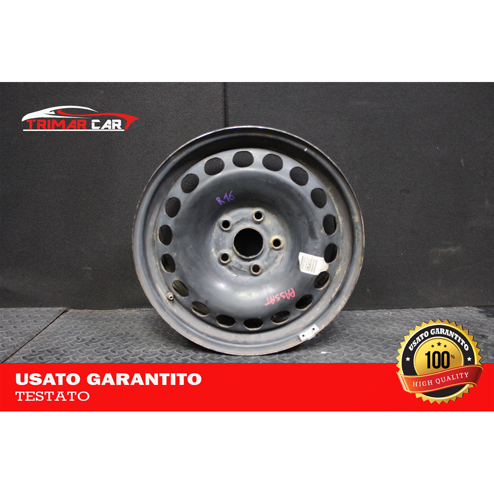 3C0601027A R16 CERCHIO IN FERRO RUOTA DI SCORTA VW PASSAT (3C2) (2005-2010)