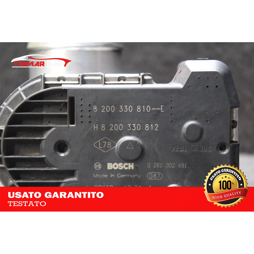 8200330810 CORPO FARFALLATO NISSAN QASHQAI 1 I (J10,JJ10)(06-13) 2.0 DCI 150CV 110KW COD MOTORE: M9R